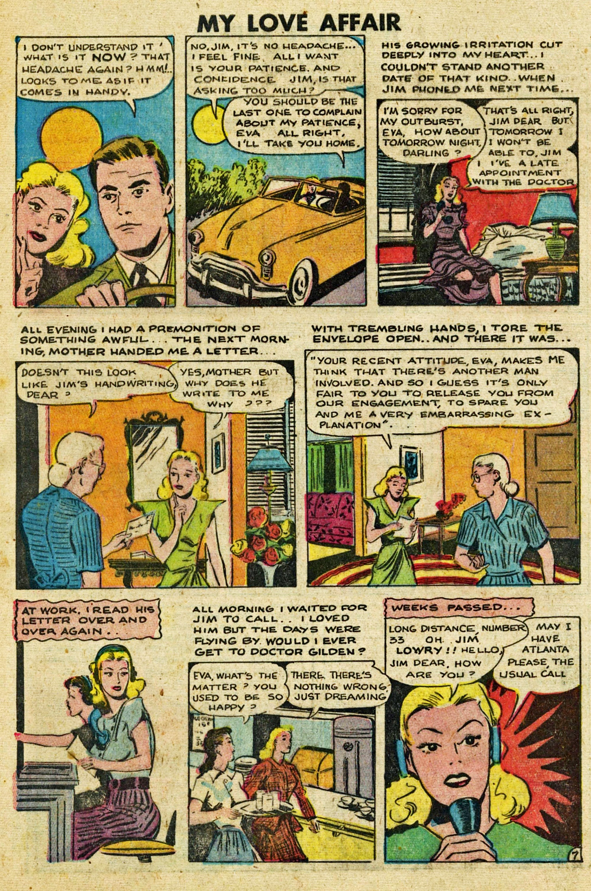 Read online My Love Affair comic -  Issue #2 - 9