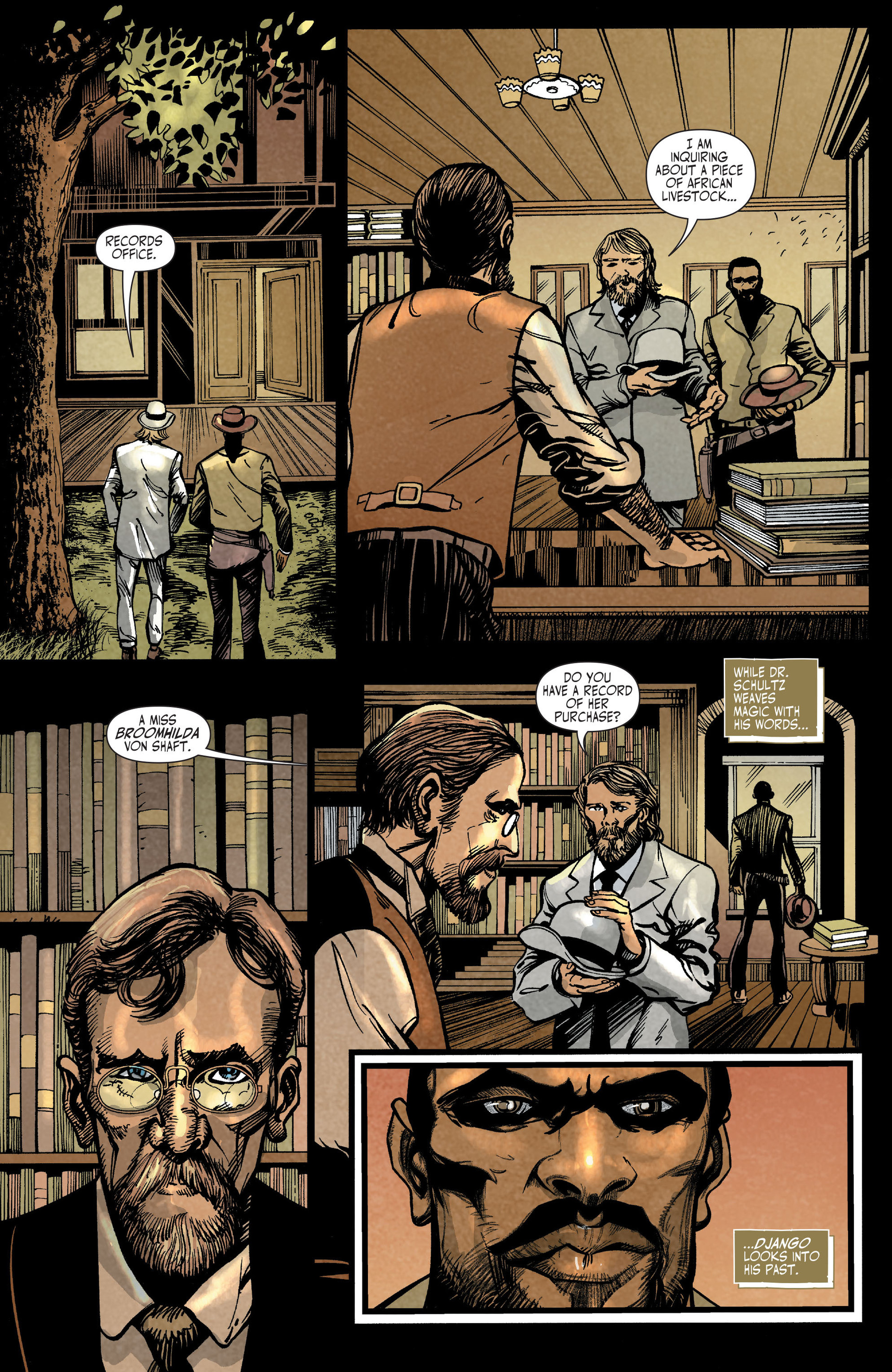 Read online Django Unchained comic -  Issue #3 - 23