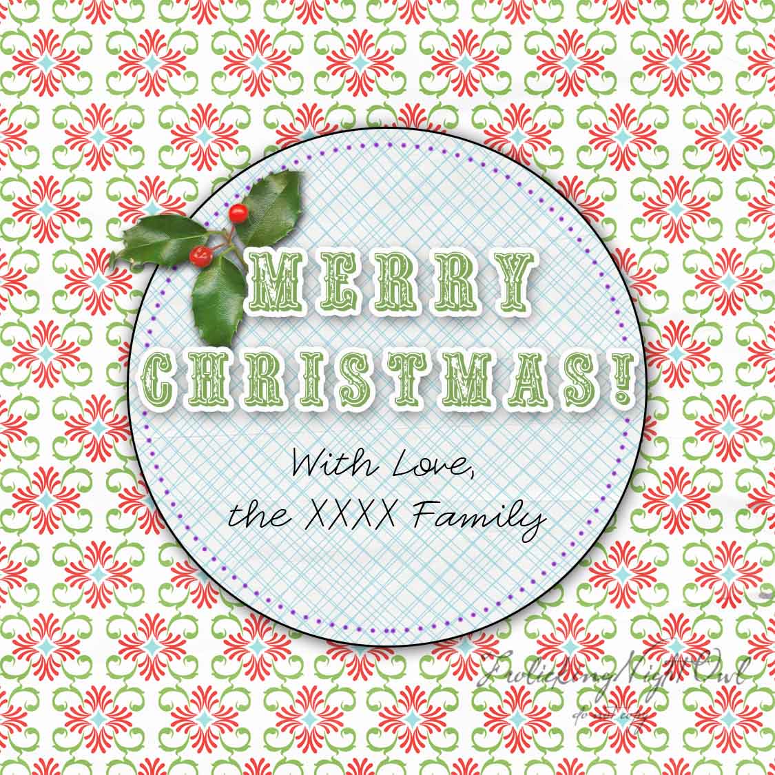 Frolicking Night Owl: Merry Christmas Printable Gift Tags *FREE*