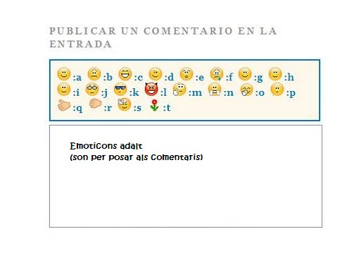 Comentarios emoticonos