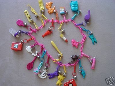 plastic charms necklaces charm 80s bracelets bracelet 1980s necklace