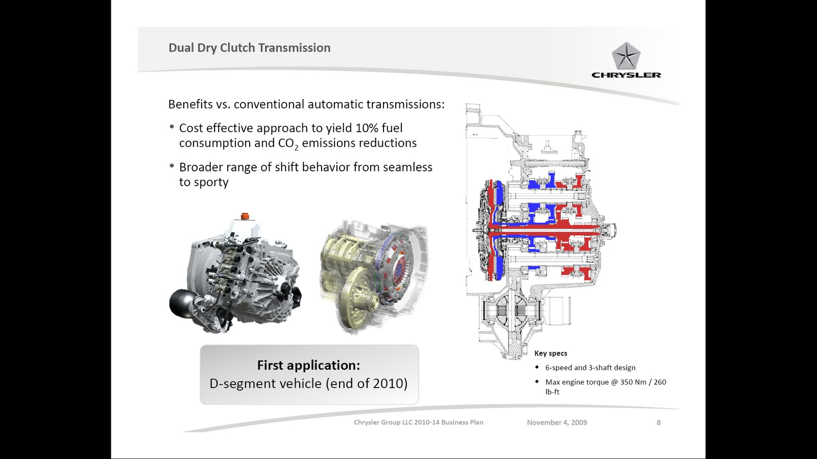 Dual dry clutch transmission chrysler #1