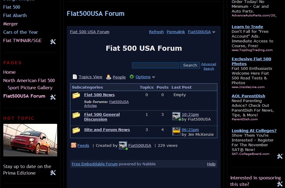 New Fiat 500 Usa Forum Fiat 500 Usa