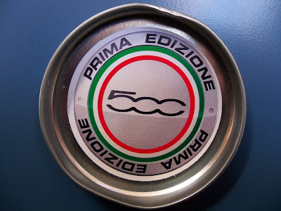 2x Original Emblème Badge Fiat 500 GQ Edition