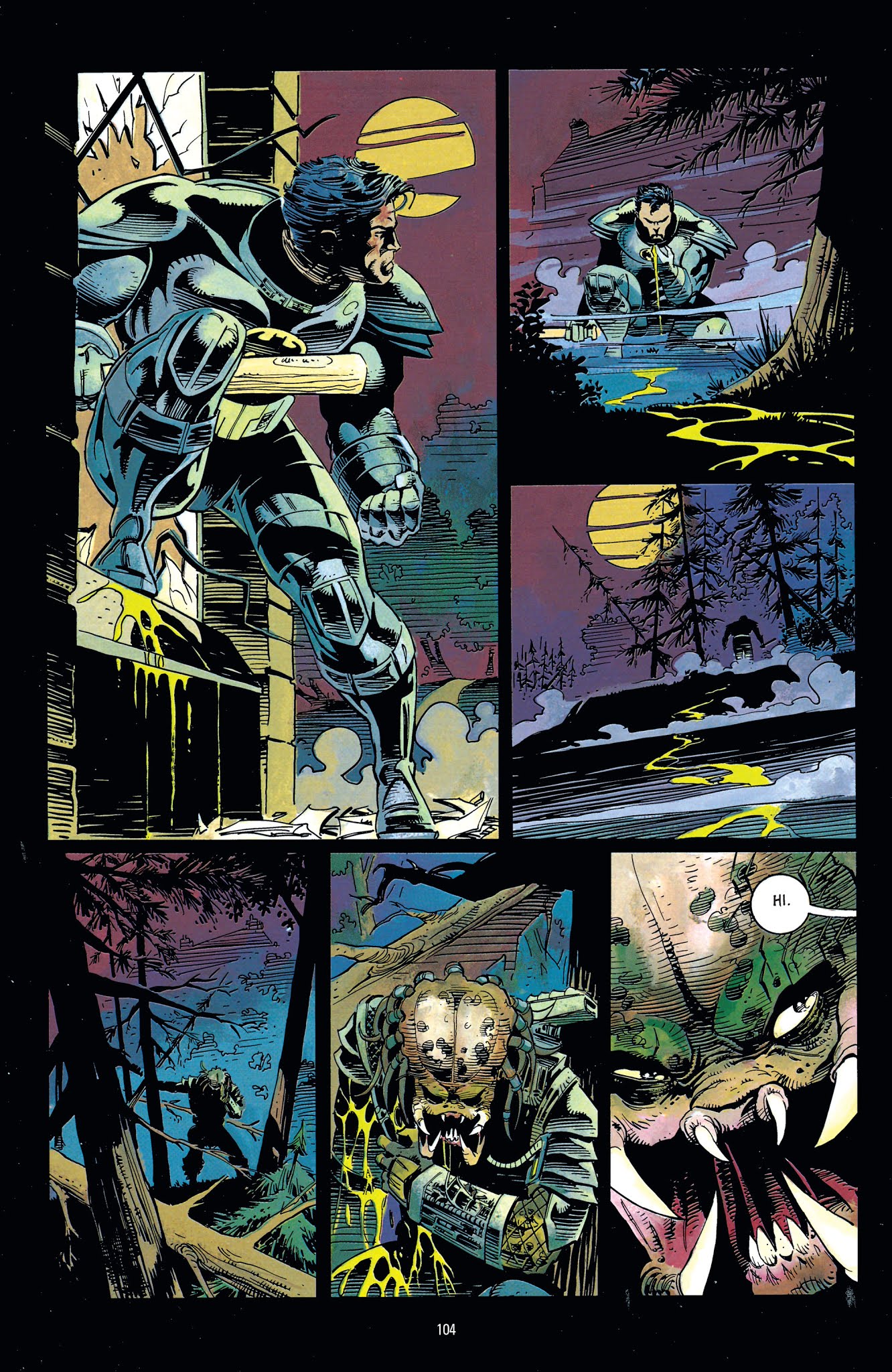 Read online DC Comics/Dark Horse Comics: Batman vs. Predator comic -  Issue # TPB (Part 1) - 99