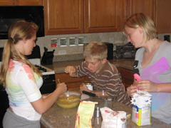 Baking a Healthy Banana cake