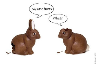 suffering chocolate bunnies