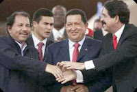ALBA, Daniel Ortega, Hugo Chávez, Manuel Zelaya