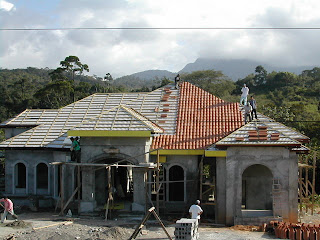 clay tile roof construction