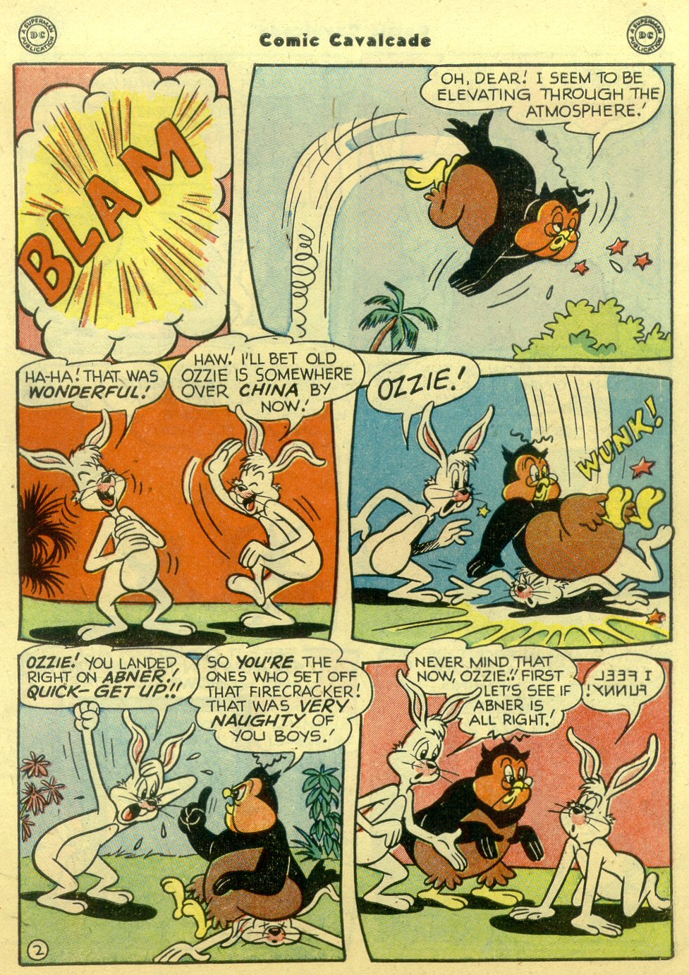 Read online Comic Cavalcade comic -  Issue #34 - 47
