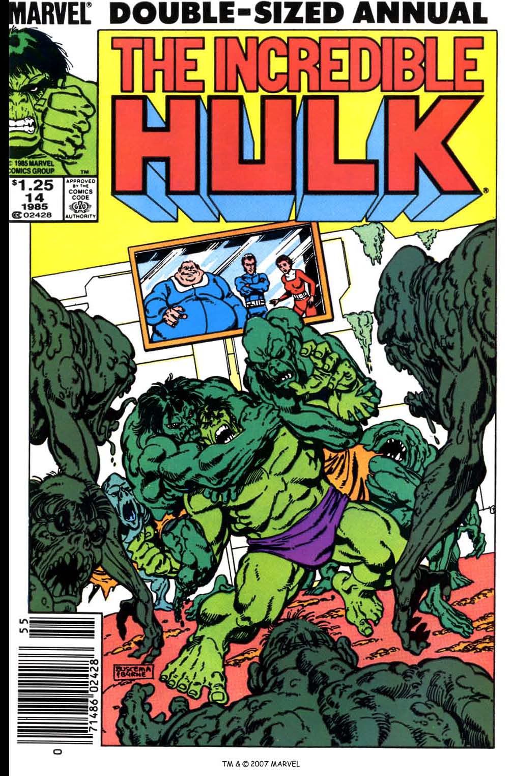 Read online The Incredible Hulk Annual comic -  Issue #14 - 1