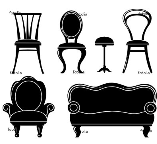 furniture silhouette clip art - photo #8