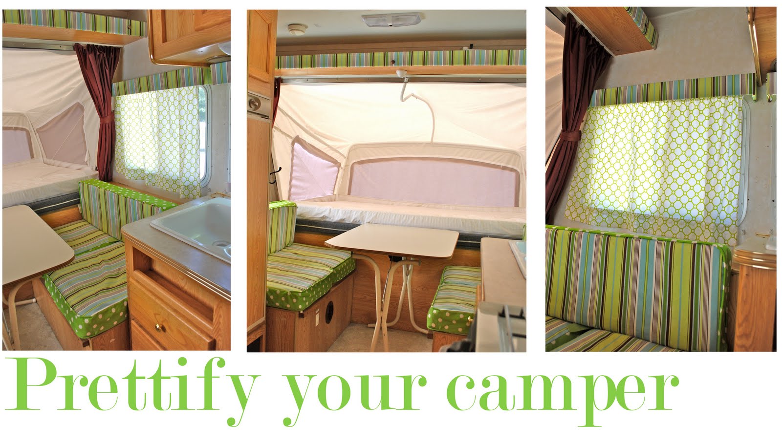 redoing bathroom ideas Pink and Polka Dot: Prettify your camper