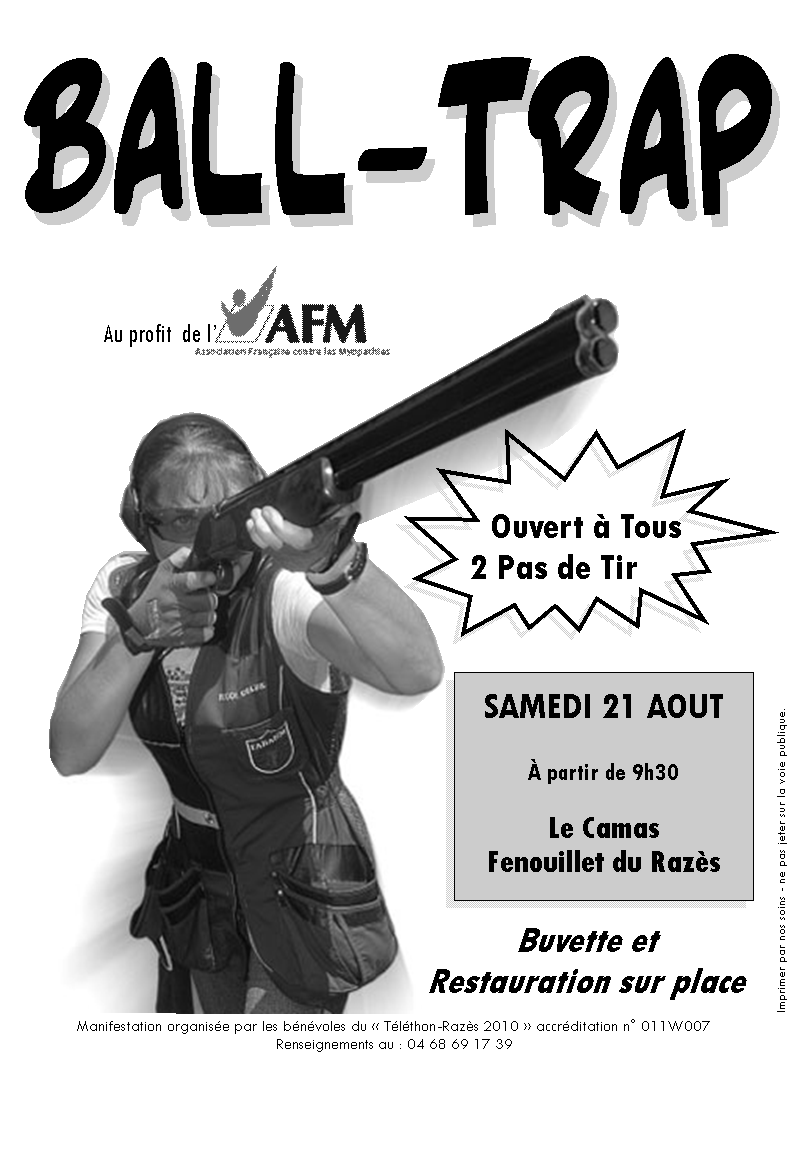 Téléthon Razès Ball Trap d'été 2010