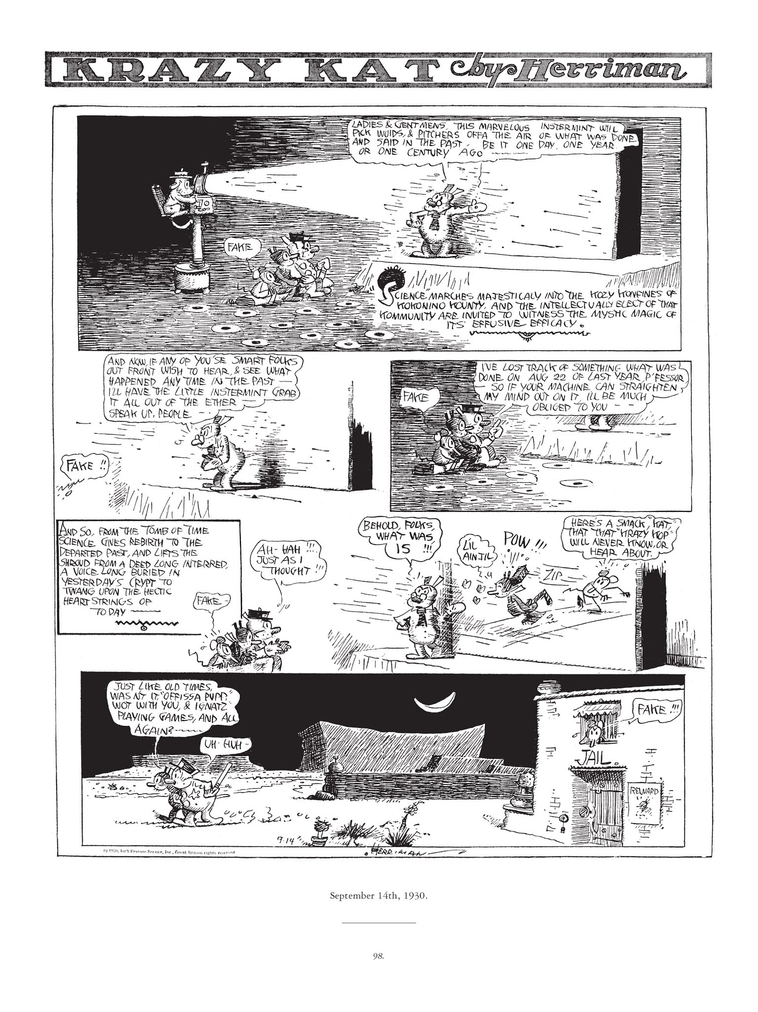 Read online Krazy & Ignatz comic -  Issue # TPB 6 - 96