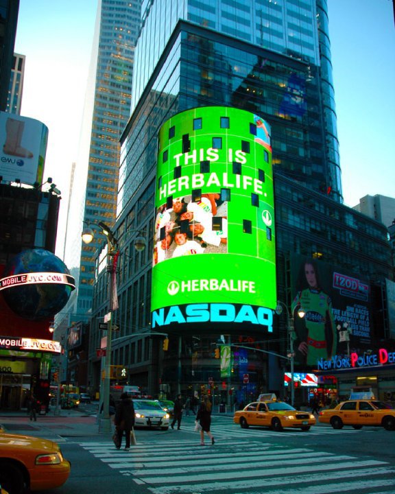 HERBALIFE herbalife in time square