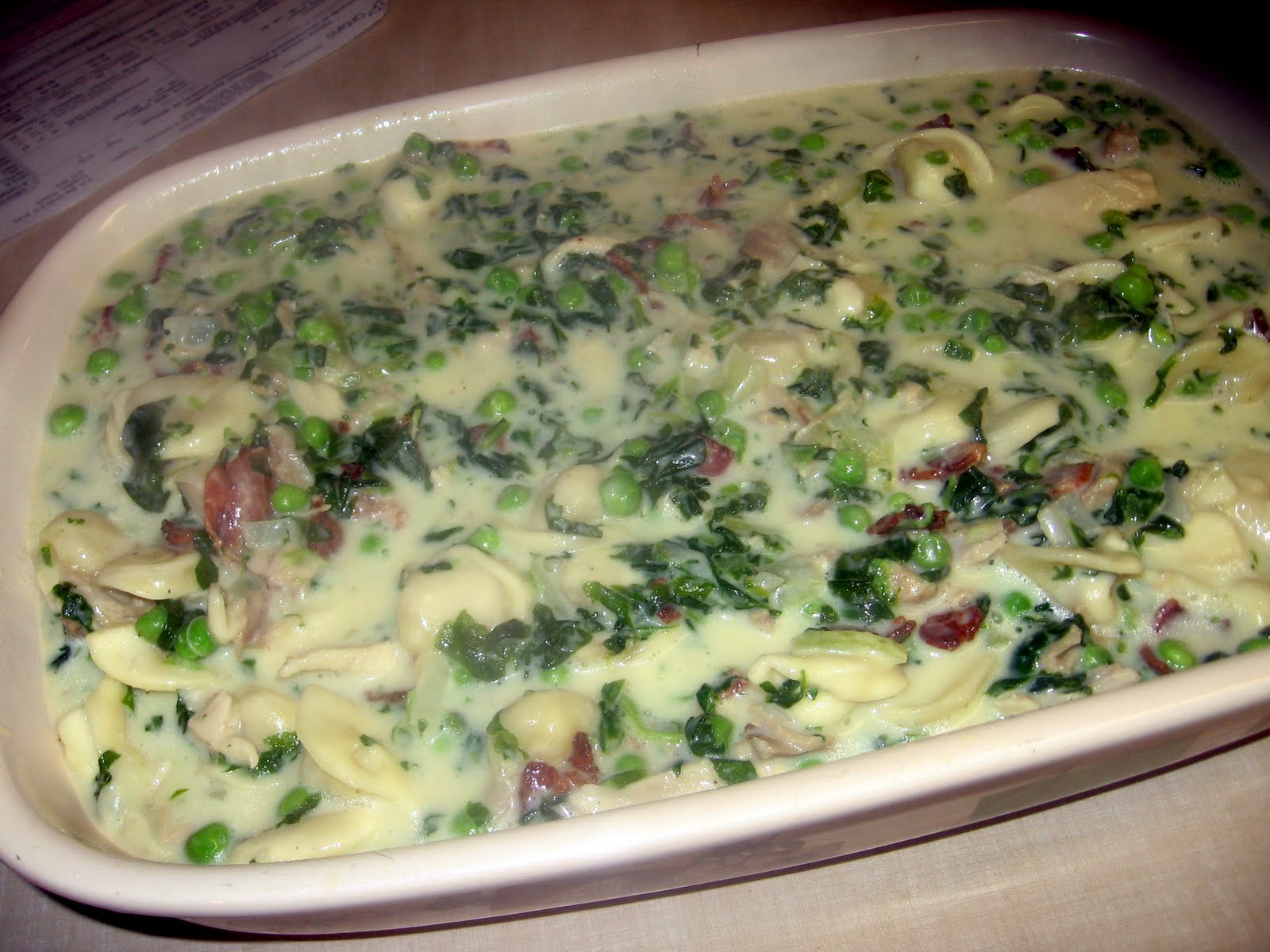 Lucy's Kitchen Chicken, Bacon and Spinach Alfredo