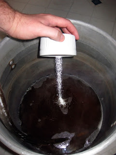 Adding Gypsum to the Boil Kettle