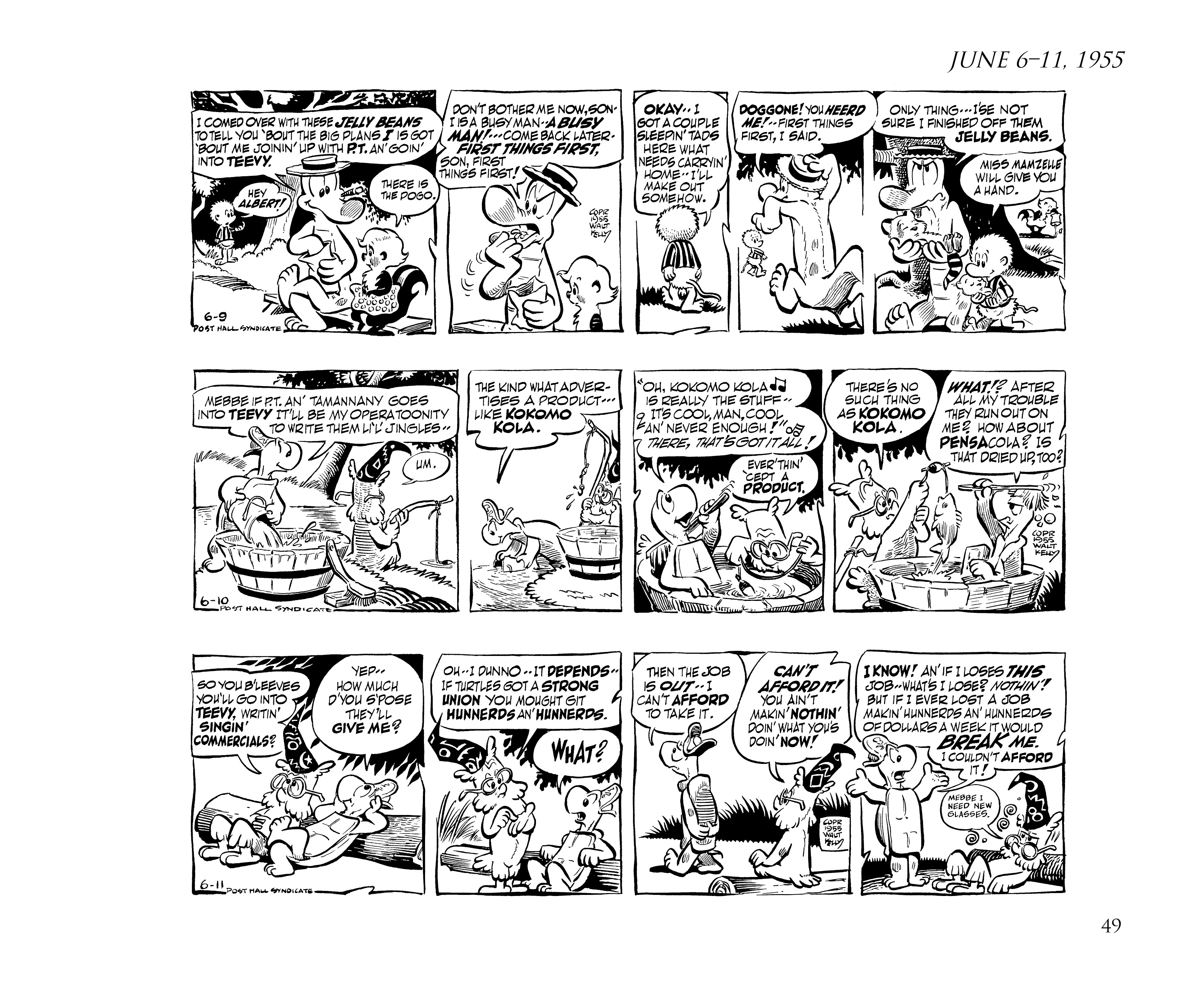 Read online Pogo by Walt Kelly: The Complete Syndicated Comic Strips comic -  Issue # TPB 4 (Part 1) - 61