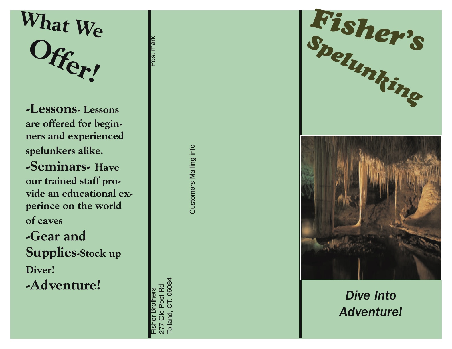 jacob fisher 6 panel brochure