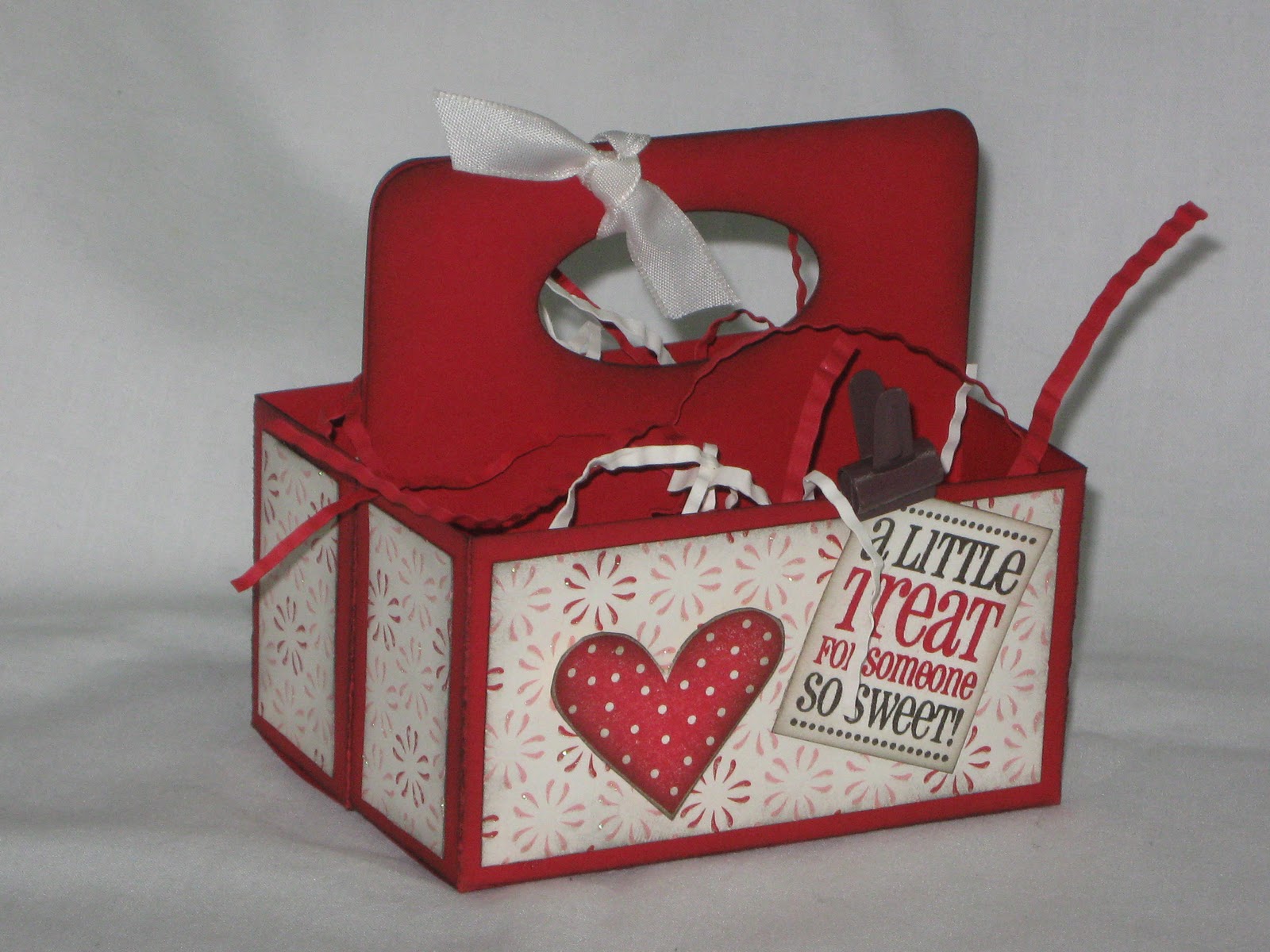 Stamp with Sandy Valentine Treat Box