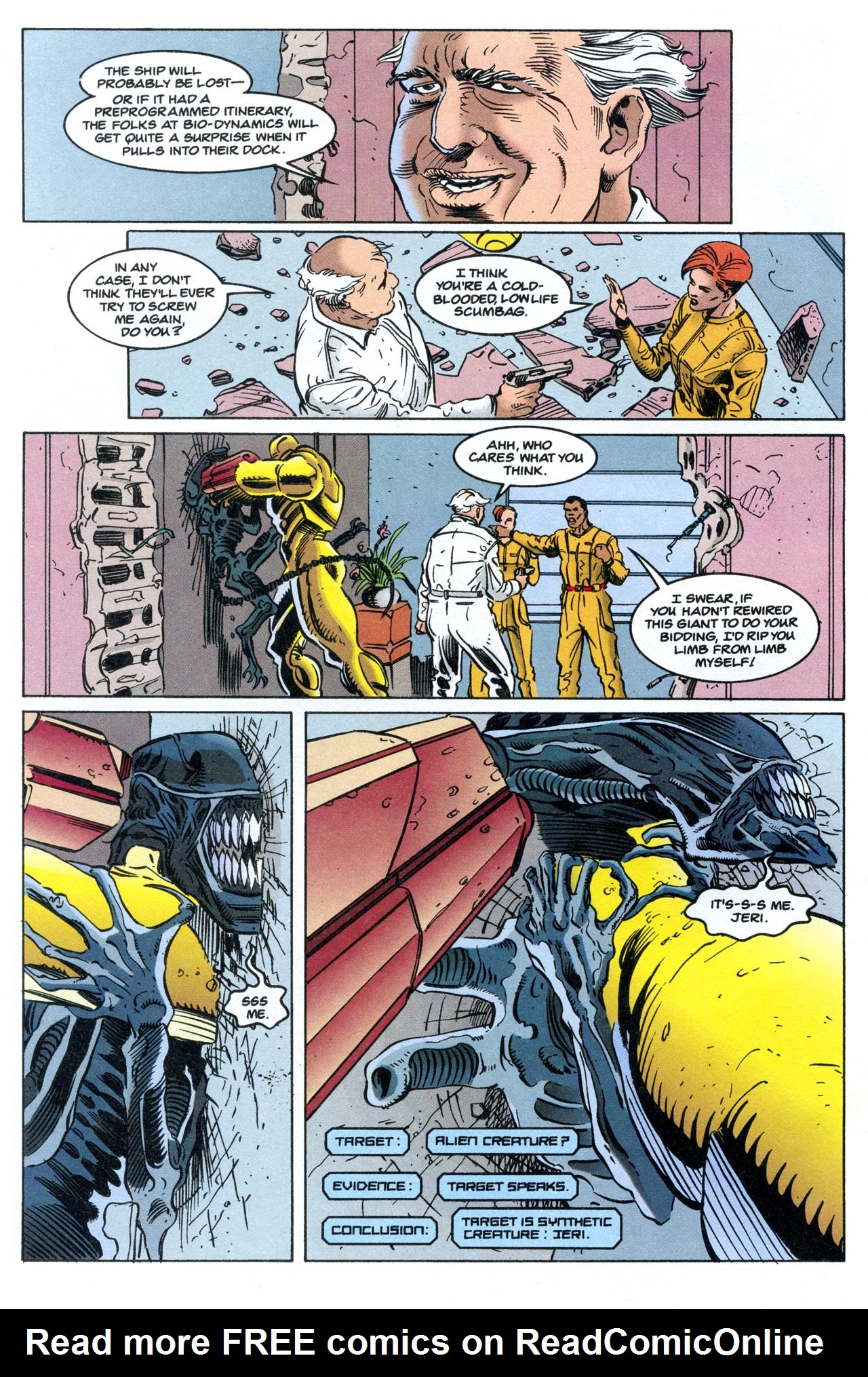 Read online Aliens: Stronghold comic -  Issue #3 - 22