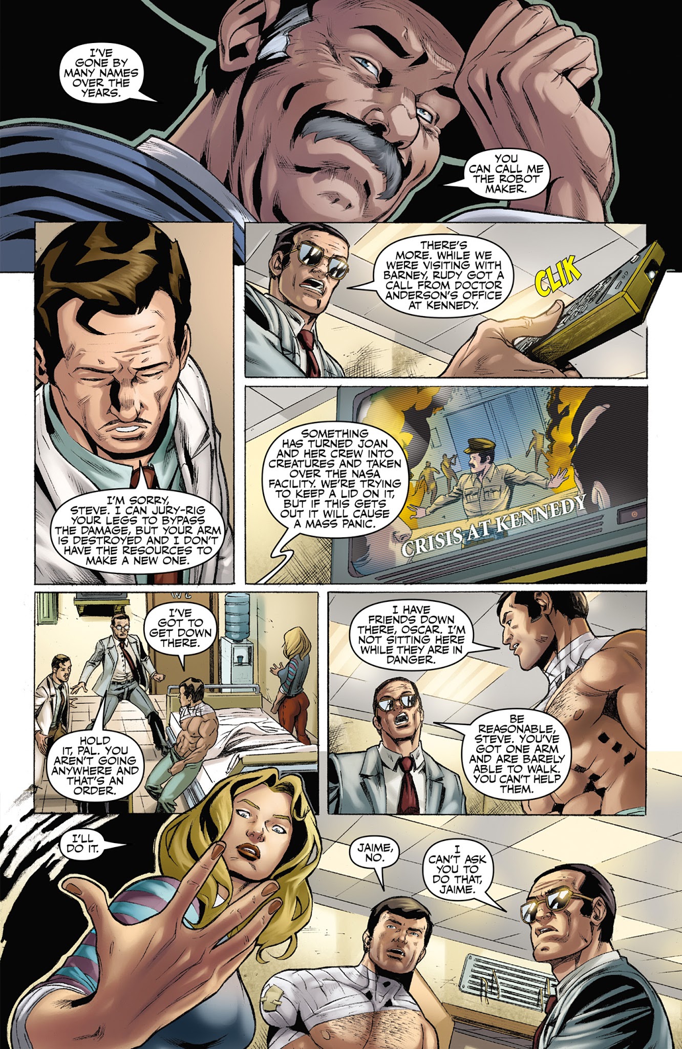 Read online The Six Million Dollar Man: Season Six comic -  Issue #5 - 15