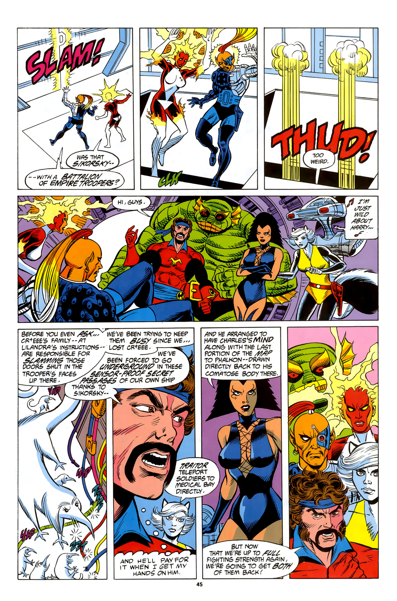Read online X-Men Spotlight On...Starjammers comic -  Issue #1 - 47