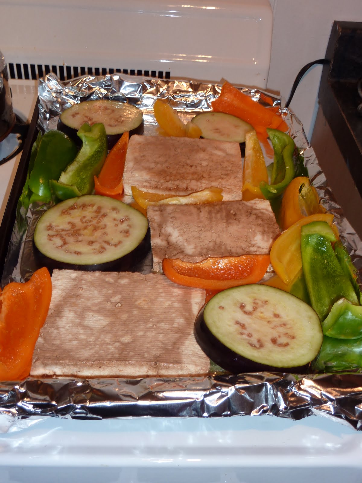 Nutranimous Baked Tofu with Roasted Vegetables
