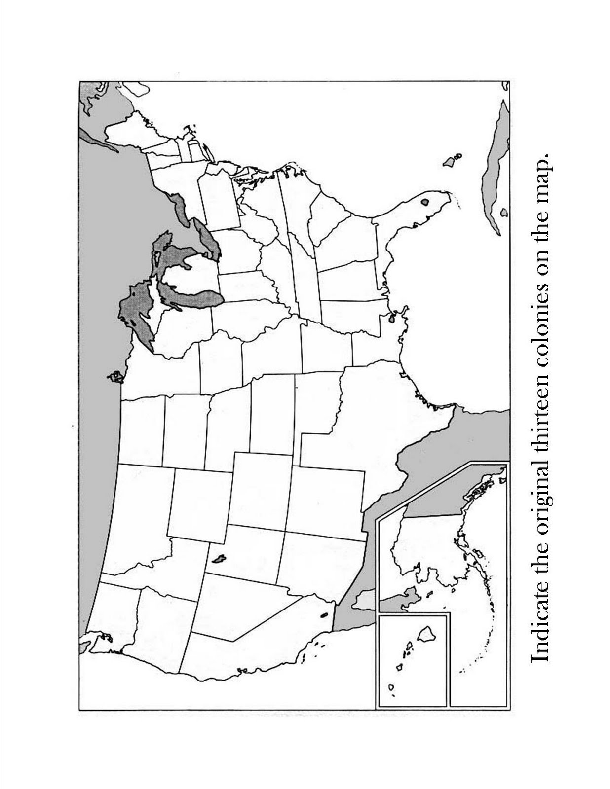 Blank United States Map Printable For Free