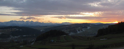 Tatry - widok ze Sromowiec Wyżnych.