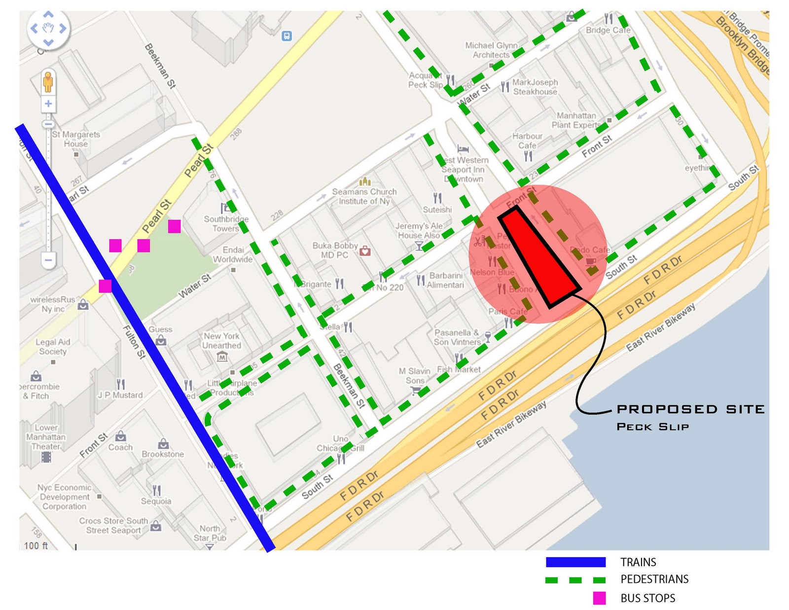 kccdesigns Peck Slip Transportation study