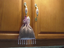 Floral ceramic cupboard handles