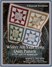 FREE Winter All Year Long Quilt E-Pattern includes all the stitcheries