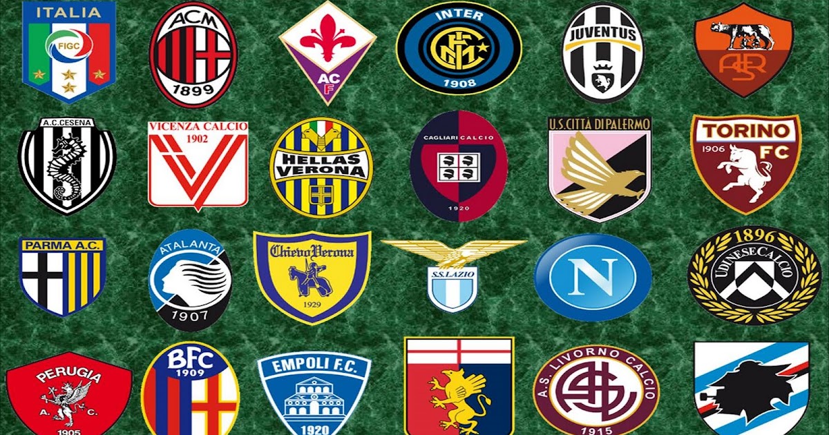 Peligro de gol ESCUDOS DE LA LIGA ITALIANA DE FUTBOL