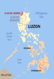 Laoag Diocese on the Philippine Map