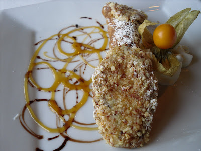 Light, refreshing cannoli at La Piazza Dario Ristorante. The perfect way to end off a meal!
