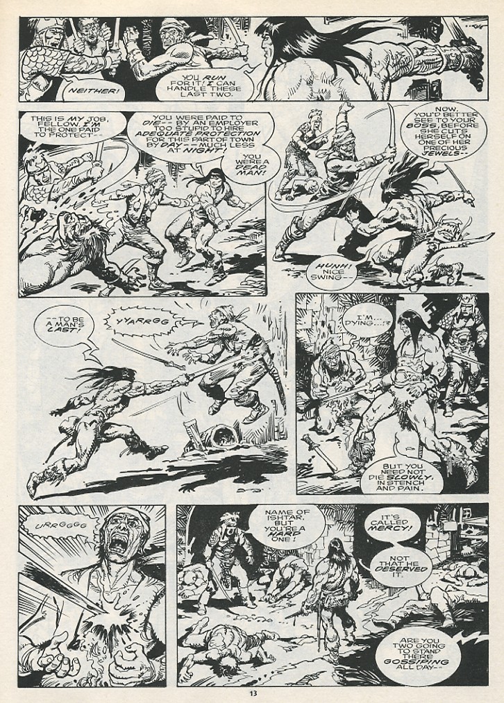 Read online The Savage Sword Of Conan comic -  Issue #217 - 15
