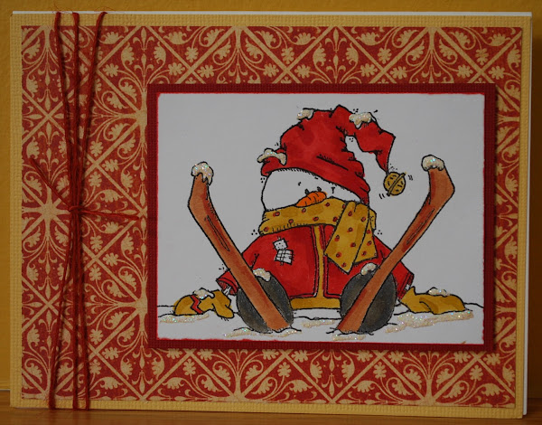 Snowman with Skiis