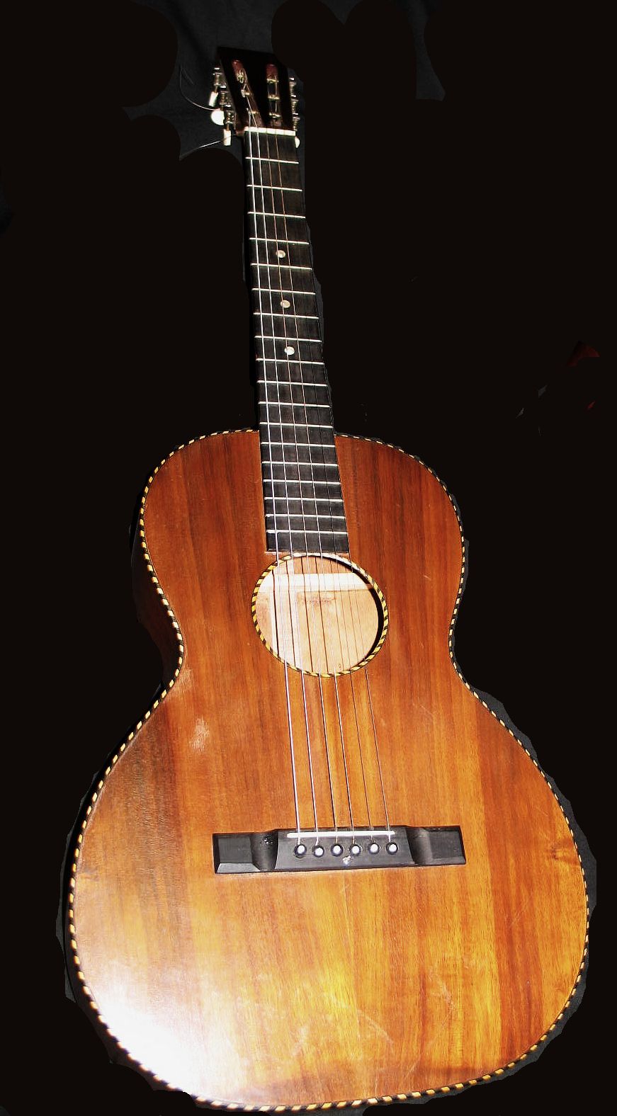 PORTOBELLO ANTIQUES HAWAIIAN SLIDE GUITAR, OSCAR SCHMIDT 1920'S