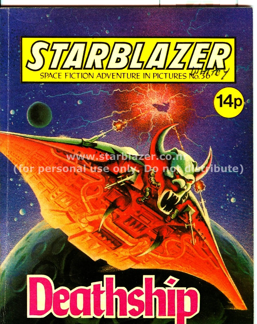 Read online Starblazer comic -  Issue #36 - 2