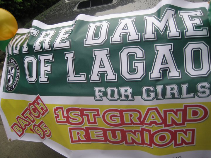 RainCindy's Blogging time: Notre Dame of Lagao 1st Grand Reunion Batch '95