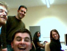Working hard at Claus Moser...