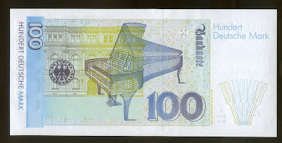 Germany Paper Money currency 100 Deutsche Mark Deutsche Bundesbank
