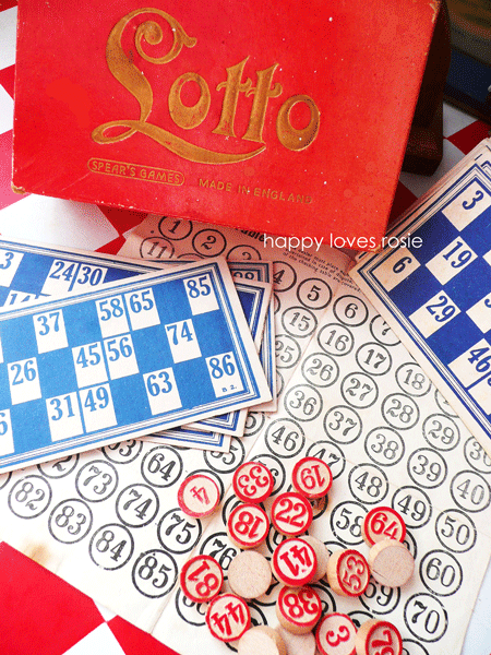 vintage lotto set