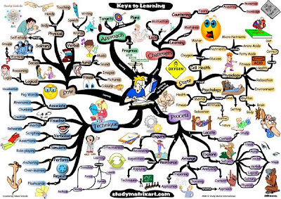 Study Matrix Art: 6 Steps to Effective Learning - Mind Map