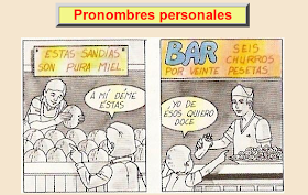 Los pronombres personales AUTOEVALUACIÓN: los pronombres personales