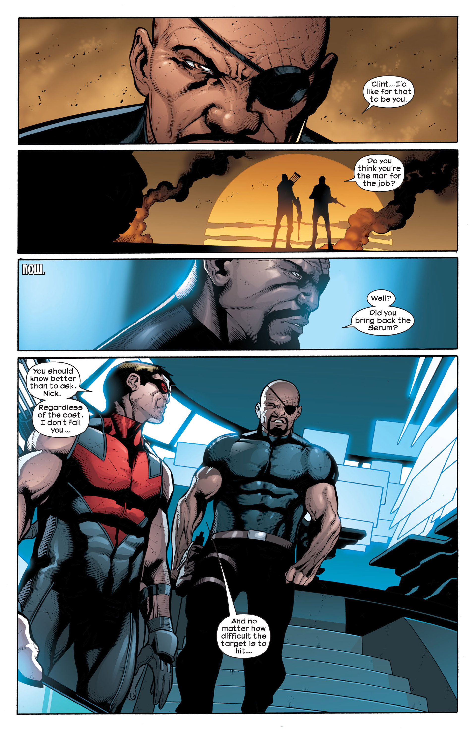 Read online Ultimate Comics Hawkeye comic -  Issue #4 - 21