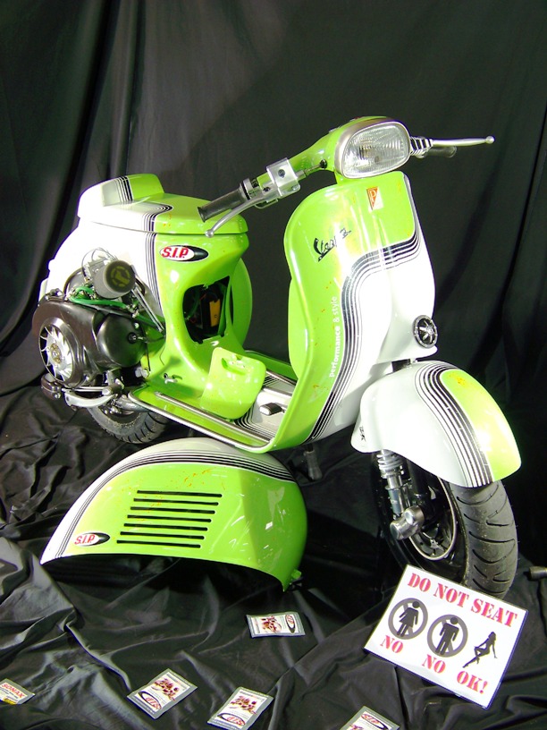 MOTORCYCLE 74 11th Int. Scooter custom show Antwerp Belgium 28 03 2010