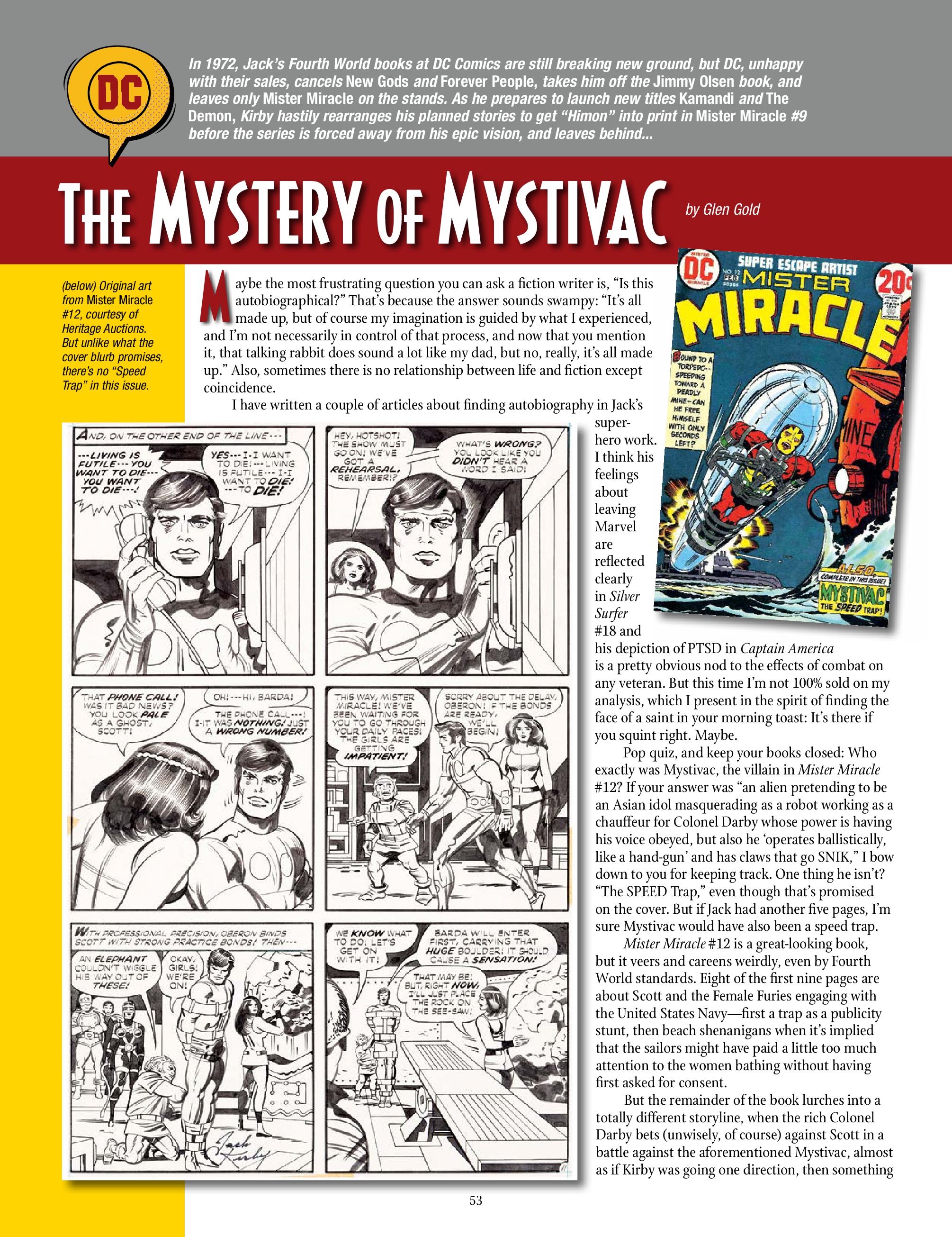 Read online The Jack Kirby Collector comic -  Issue #78 - 55